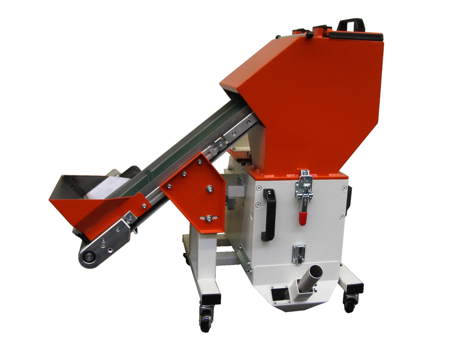 Kleinförderband IL mit Mühle und grünem Stollengurt