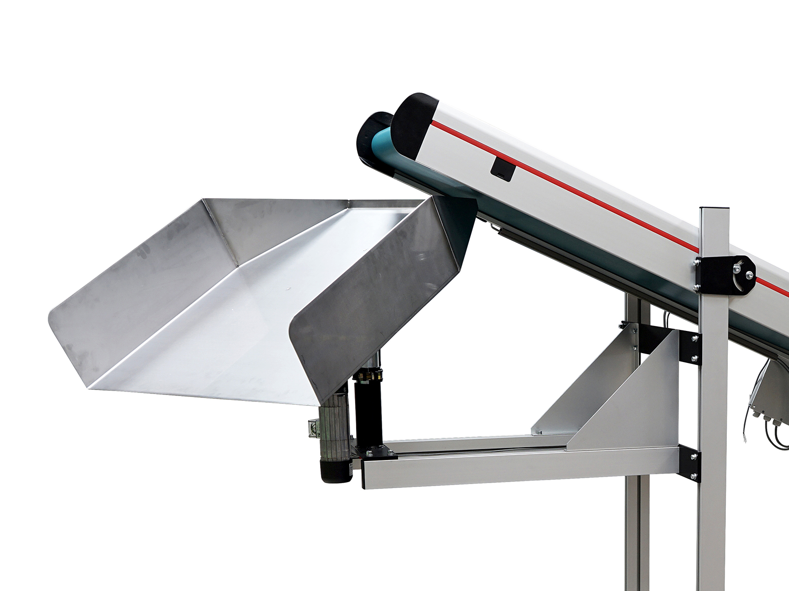 Gurtförderer GL-LD 120 mit Multi-Rounder Drehverteiler